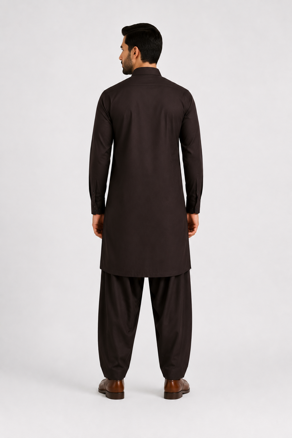 Dark Brown Premium Shalwar Kameez
