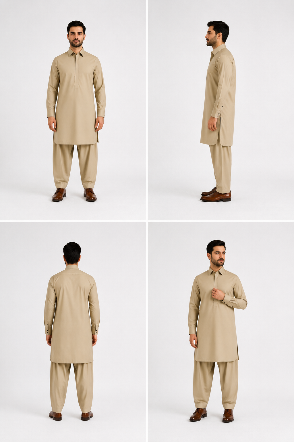 Ecru Premium Shalwar Kameez