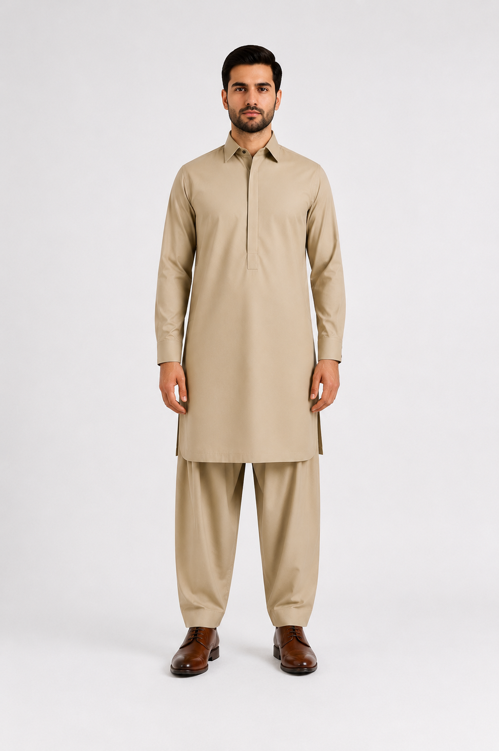Ecru Premium Shalwar Kameez