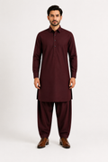 Maroon Premium Shalwar Kameez