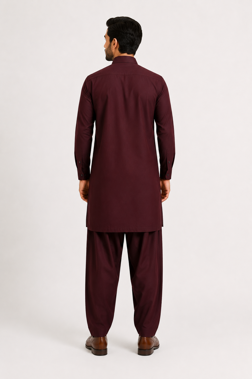 Maroon Premium Shalwar Kameez